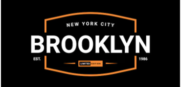 Brooklyn NYC badge logo design