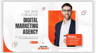 Digital marketing agency web banner design