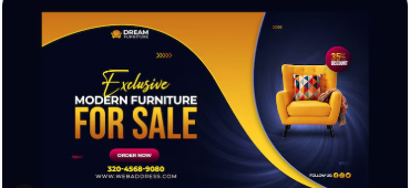Dream Furniture sale banner design